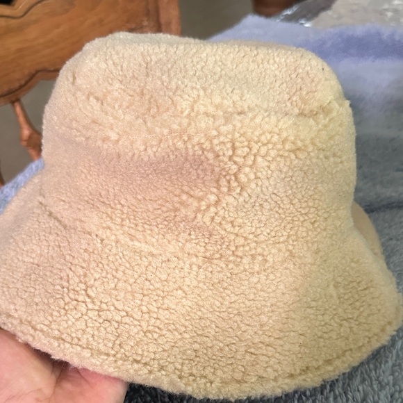 Tan Fleece Bucket Hat - Picture 5 of 6